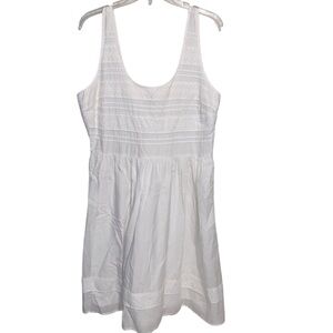 Old Navy Dress Womens XL Eyelet Lace Smocked Back Cottagecore Feminine Boho